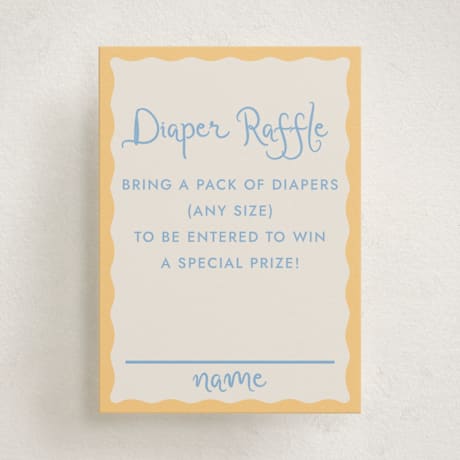 Mini Baby Shower Insert Cards