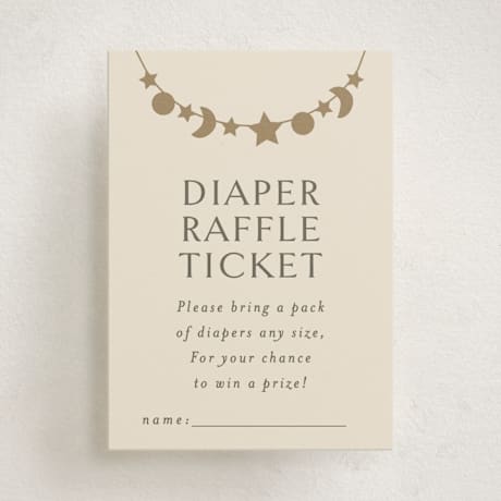 Mini Baby Shower Insert Cards