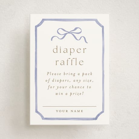 Mini Baby Shower Insert Cards