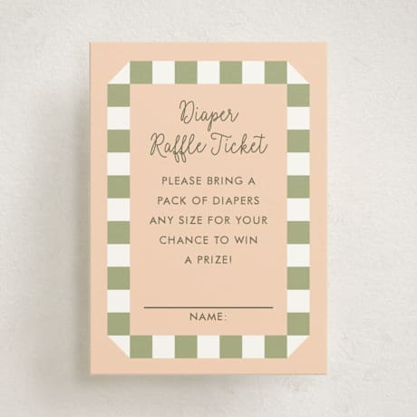 Mini Baby Shower Insert Cards