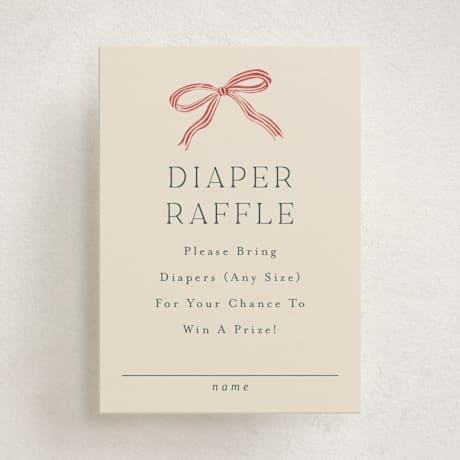 Mini Baby Shower Insert Cards