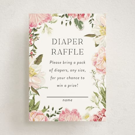 Mini Baby Shower Insert Cards