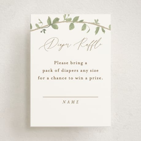 Mini Baby Shower Insert Cards