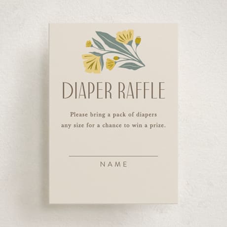 Mini Baby Shower Insert Cards