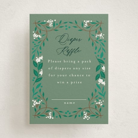 Mini Baby Shower Insert Cards