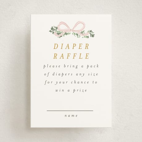 Mini Baby Shower Insert Cards