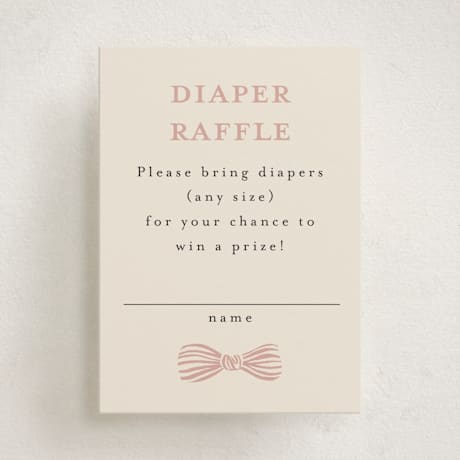 Mini Baby Shower Insert Cards