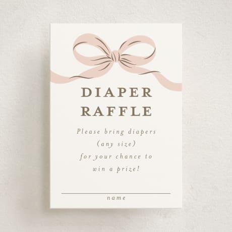 Mini Baby Shower Insert Cards