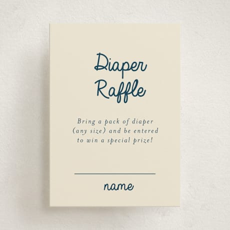 Mini Baby Shower Insert Cards