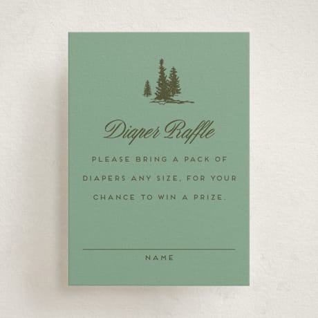 Mini Baby Shower Insert Cards