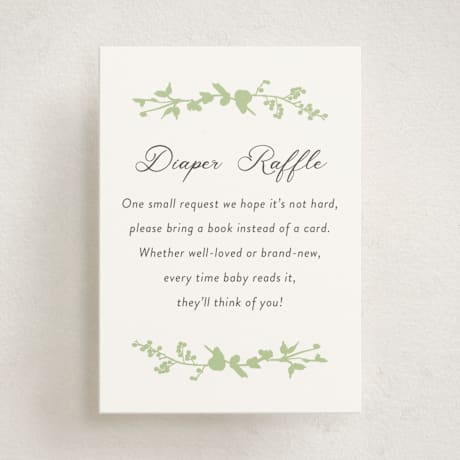 Mini Baby Shower Insert Cards