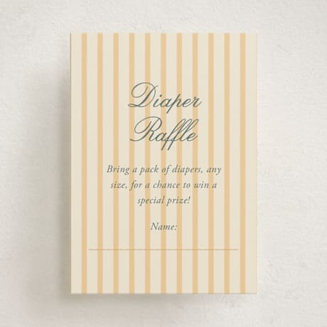 Mini Baby Shower Insert Cards