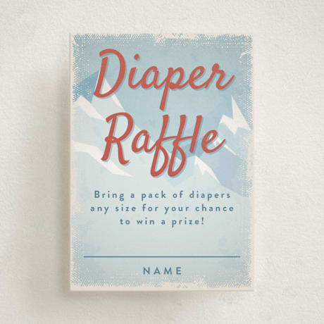 Mini Baby Shower Insert Cards