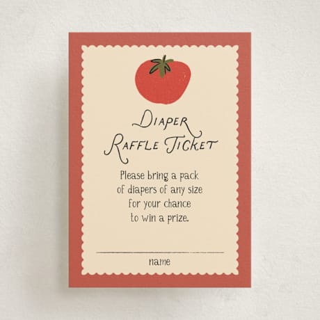 Mini Baby Shower Insert Cards