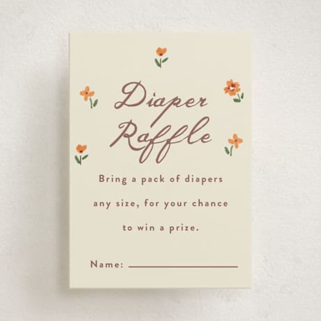 Mini Baby Shower Insert Cards