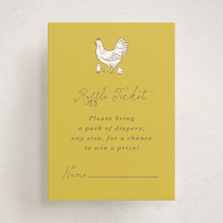 Mini Baby Shower Insert Cards