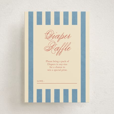 Mini Baby Shower Insert Cards