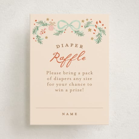 Mini Baby Shower Insert Cards