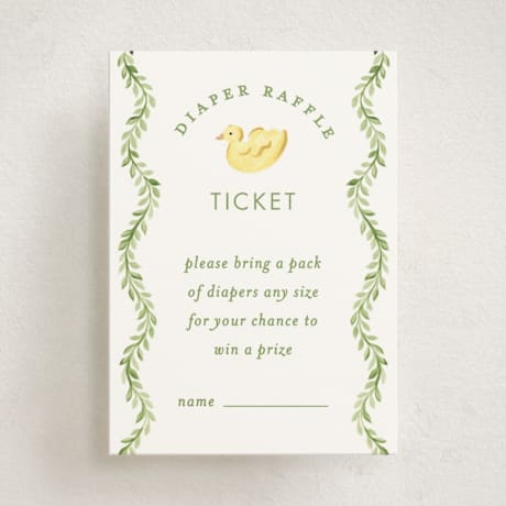 Mini Baby Shower Insert Cards