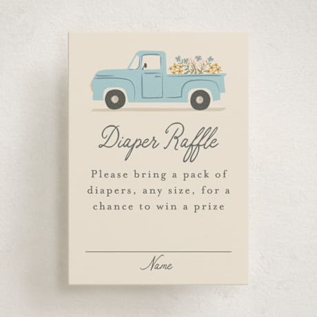 Mini Baby Shower Insert Cards