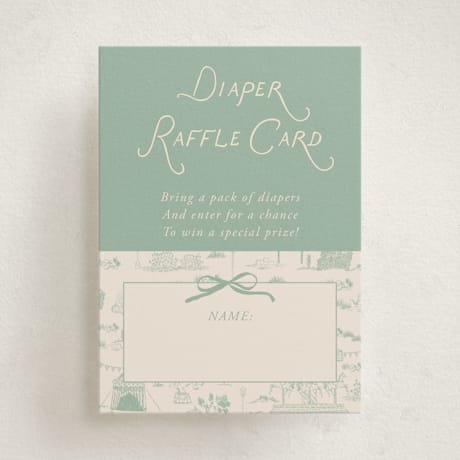 Mini Baby Shower Insert Cards