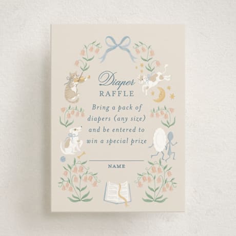 Mini Baby Shower Insert Cards