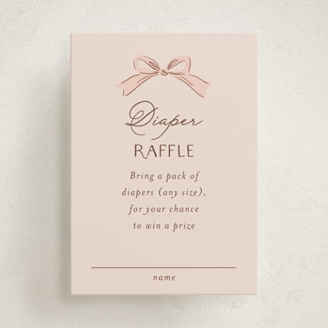 Mini Baby Shower Insert Cards