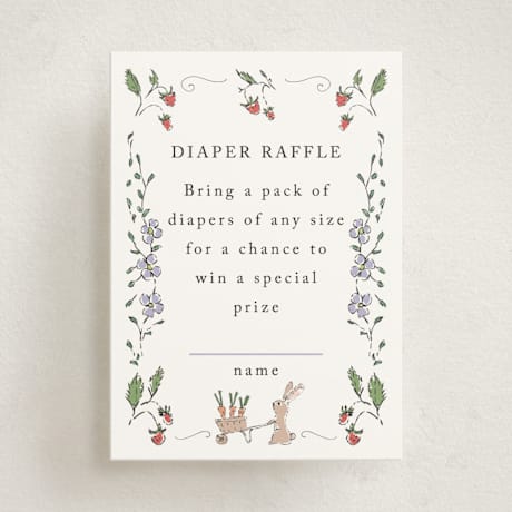 Mini Baby Shower Insert Cards