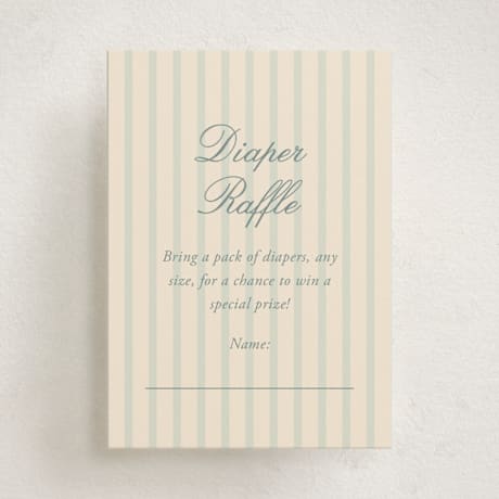 Mini Baby Shower Insert Cards