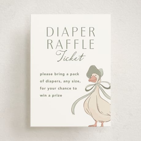 Mini Baby Shower Insert Cards