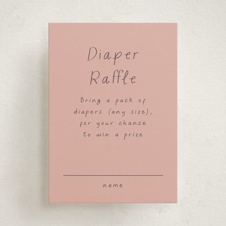 Mini Baby Shower Insert Cards