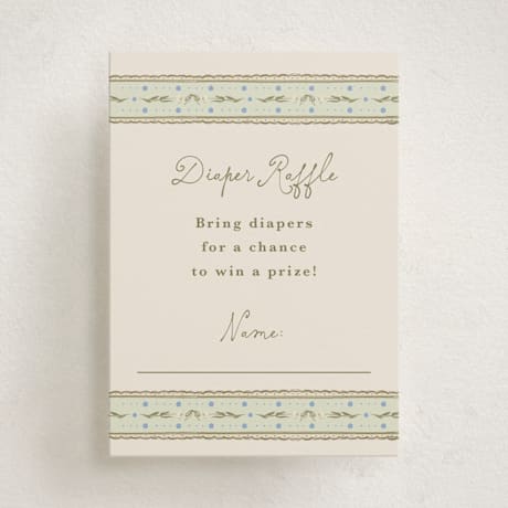 Mini Baby Shower Insert Cards