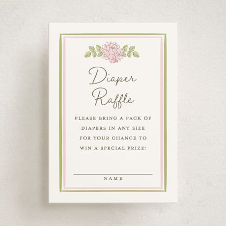 Mini Baby Shower Insert Cards