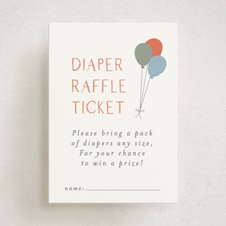 Mini Baby Shower Insert Cards