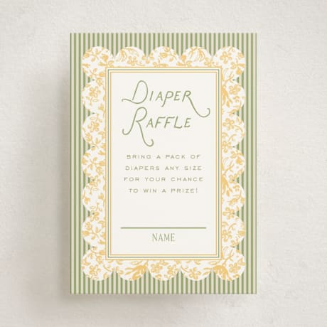 Mini Baby Shower Insert Cards