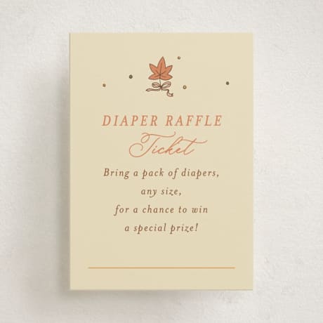 Mini Baby Shower Insert Cards