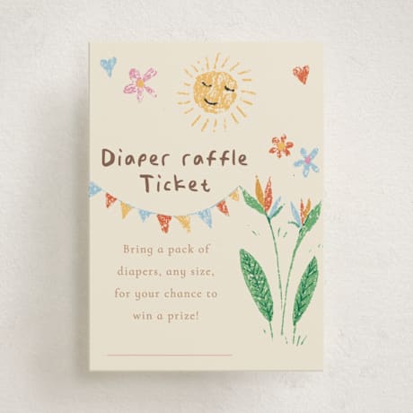 Mini Baby Shower Insert Cards