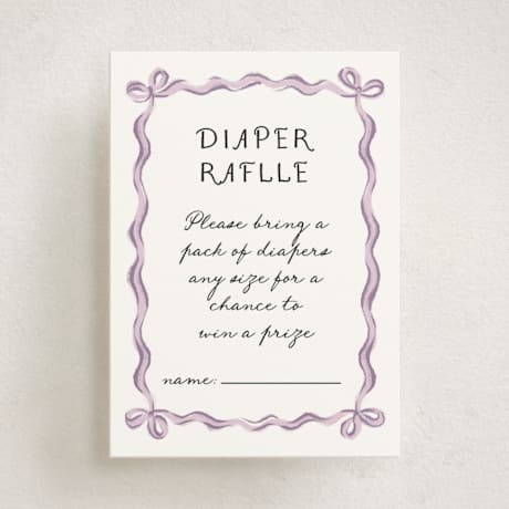 Mini Baby Shower Insert Cards