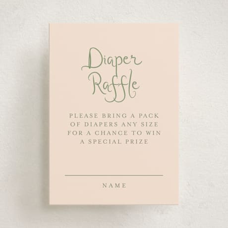 Mini Baby Shower Insert Cards