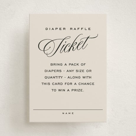 Mini Baby Shower Insert Cards