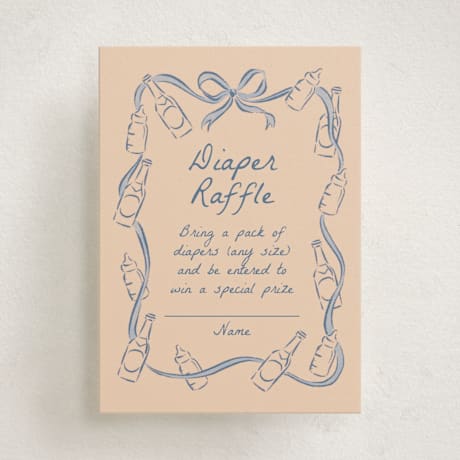 Mini Baby Shower Insert Cards