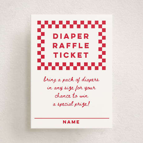 Mini Baby Shower Insert Cards