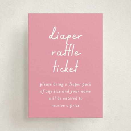 Mini Baby Shower Insert Cards