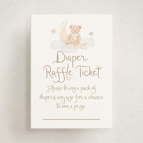 Mini Baby Shower Insert Cards