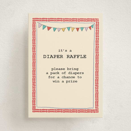 Mini Baby Shower Insert Cards