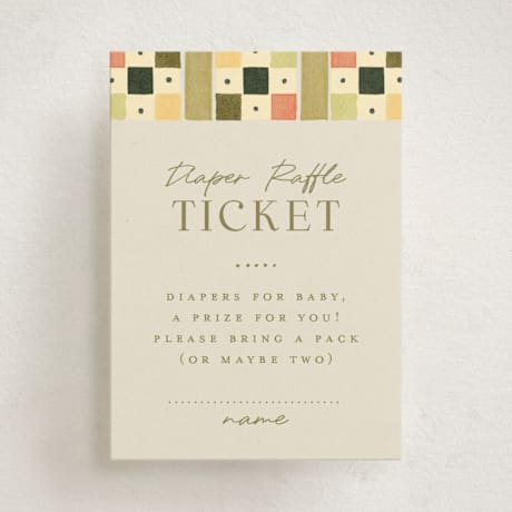 Mini Baby Shower Insert Cards