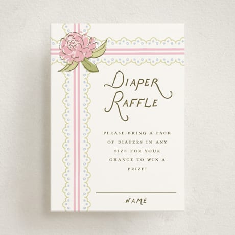 Mini Baby Shower Insert Cards