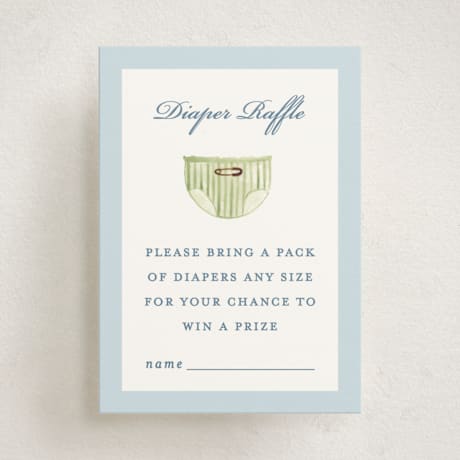 Mini Baby Shower Insert Cards
