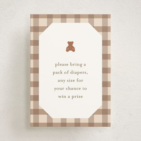 Mini Baby Shower Insert Cards
