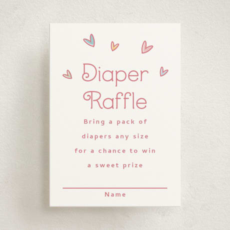 Mini Baby Shower Insert Cards